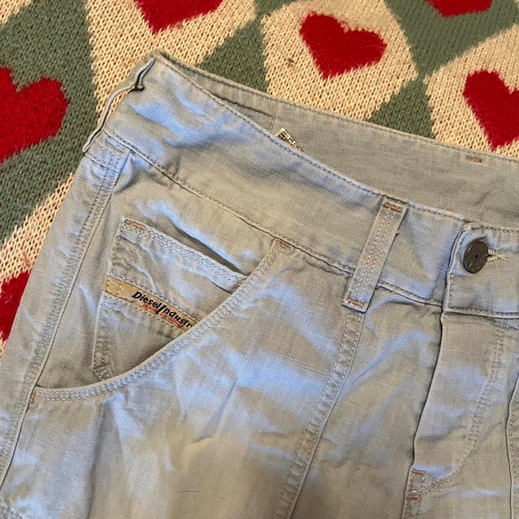 vintage diesel women’s W28 L32 “wirky” light wash low rise bootcut jeans - Picture 3 of 7